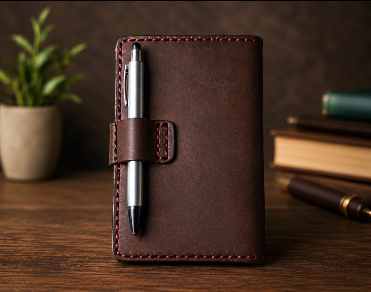 Grain & Grit Leather Co. Handmade Field Notes Cover – Limited Edition 1992 Leather Journal Wallet